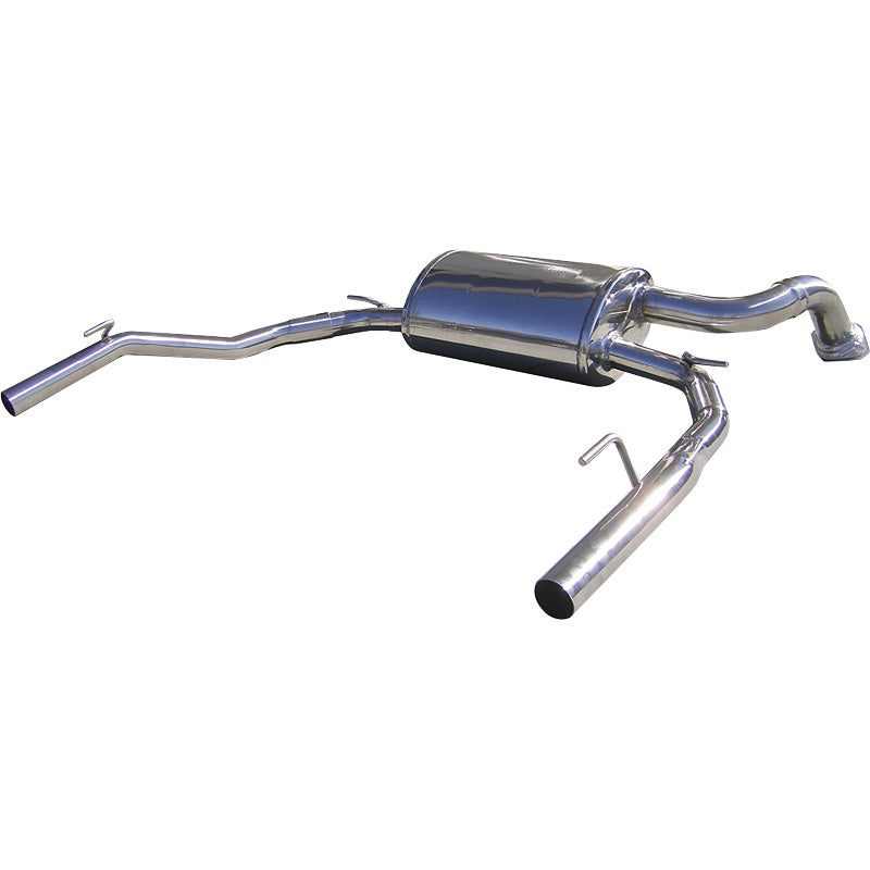 InoXcar, Dual sports exhaust, fits Honda Civic Type R 2.0 (201HP) 2006- Left/Right 50mm