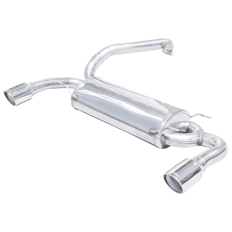 InoXcar, Double sports exhaust, Fits Mazda 3 2.3 Turbo DI 16V MPS (260HP) 2010- Left/Right 100mm X-Race