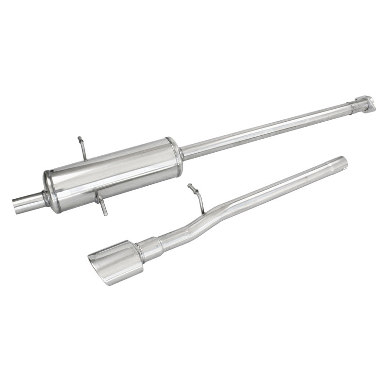 InoXcar, sports exhaust, fits Mercedes A-Class 160 1998- 120x80mm