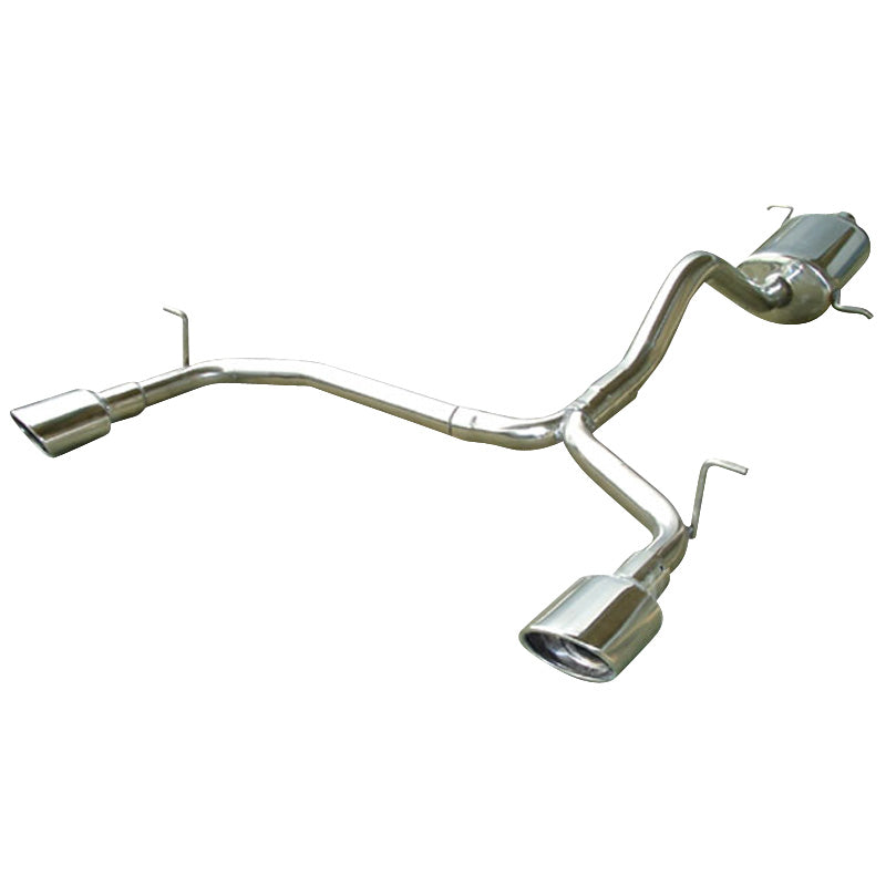 InoXcar, dubbele sportuitlaat, past op Mercedes ML 270 CDi 1999- Links/Rechts 120x80mm