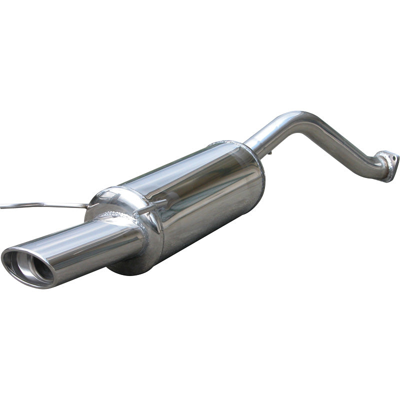 InoXcar, silencieux sport, compatible avec MG ZR 105 (103HP) 2001- 120x80mm