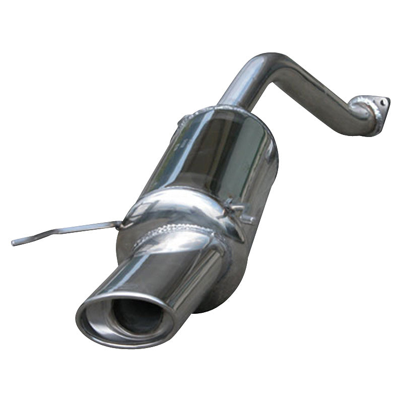 InoXcar, échappement sport, compatible avec MG ZR 115 TD (113HP) 2001- 120x80mm