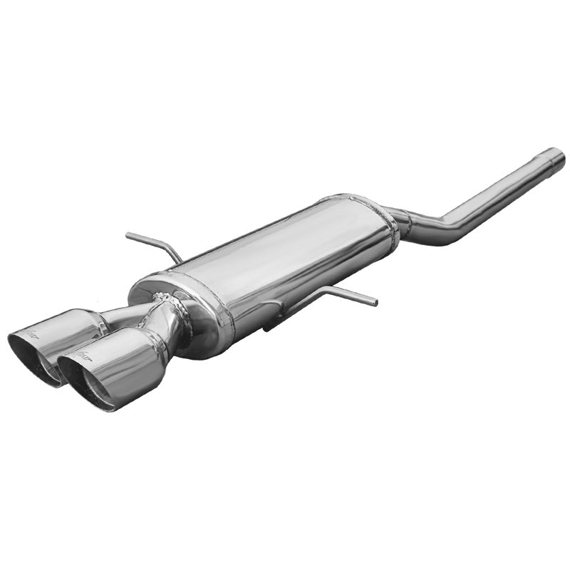 InoXcar, Sport exhaust, fits BMW New Mini 1.6 Cooper S (175HP) 11/2006- 2x80mm Racing