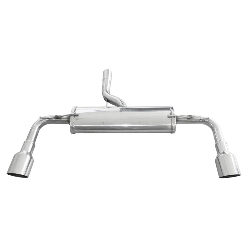 InoXcar, Double sport exhaust, fits Mini Countryman 1.6 Cooper S (184HP) 2010-2016 Ø55mm Left/Right 102mm Racing