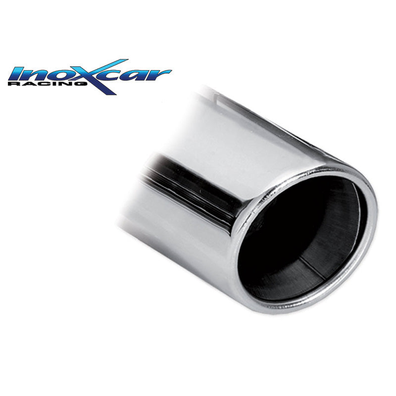 InoXcar, échappement sport, convient à Mini One Cabrio 1.6 98hp 2013- 1x90mm X-Race