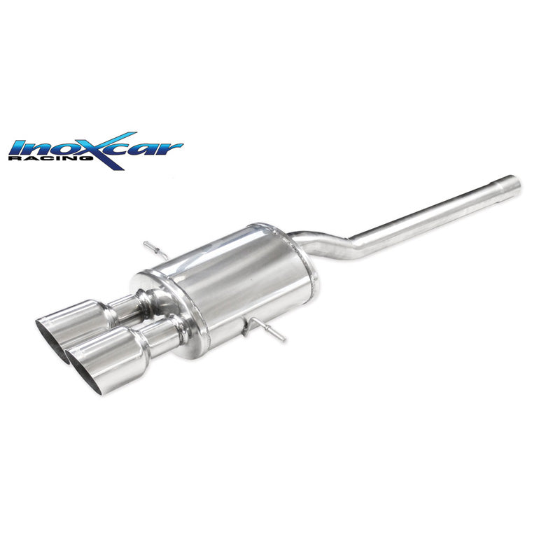 InoXcar, échappement sport, convient à Mini R56 1.6 Cooper S 184hp 2011- 2x100mm Racing