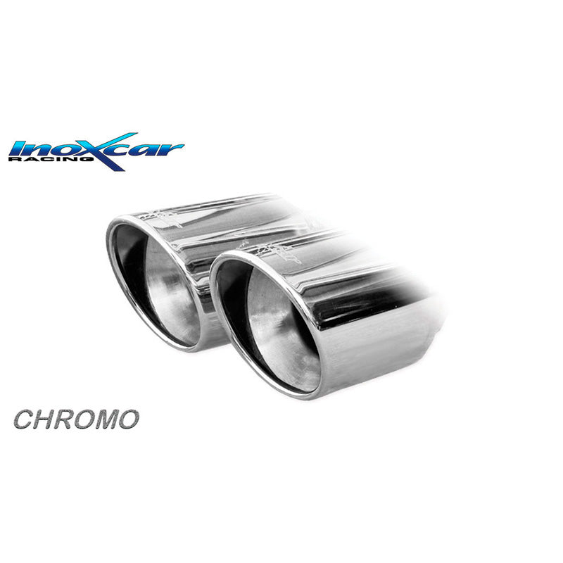 InoXcar, Sport exhaust, fits Mini F55/F56 Cooper S/JCW 2.0 (192/231HP) 2019- (With OPF/GPF) 2x90mm X-Race