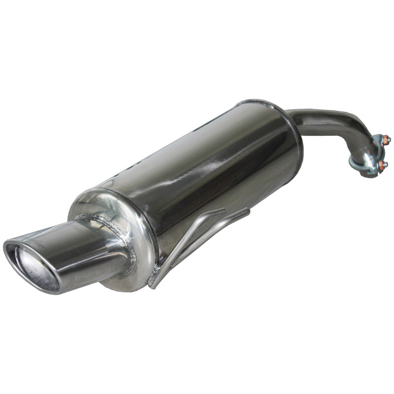 InoXcar, Sports exhaust, fits Mitsubishi Colt CZT 1.5 Turbo 2005- 120x80mm