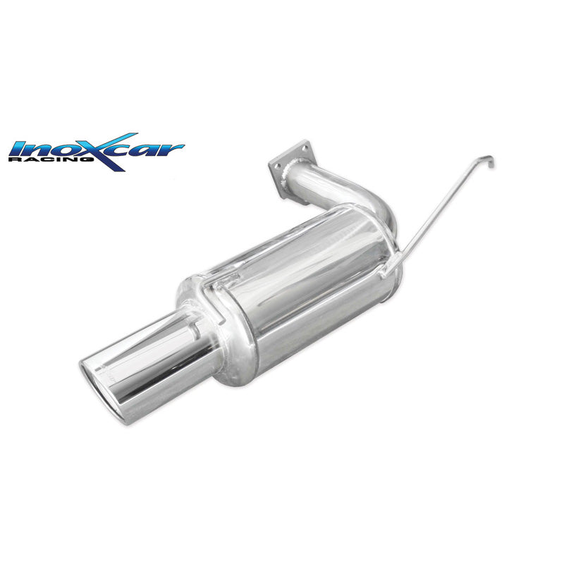 InoXcar, Sport exhaust, fits Mitsubishi Lancer EVO VII 280hp 2001-2003 1x100mm X-Race