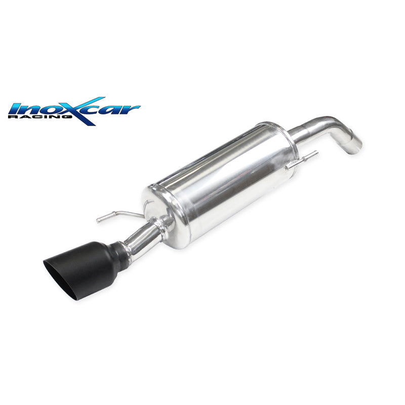 InoXcar, Sport exhaust, fits Opel Adam 1.4 S Turbo 150hp 2015- 54mm 1x100mm Ceramic Black