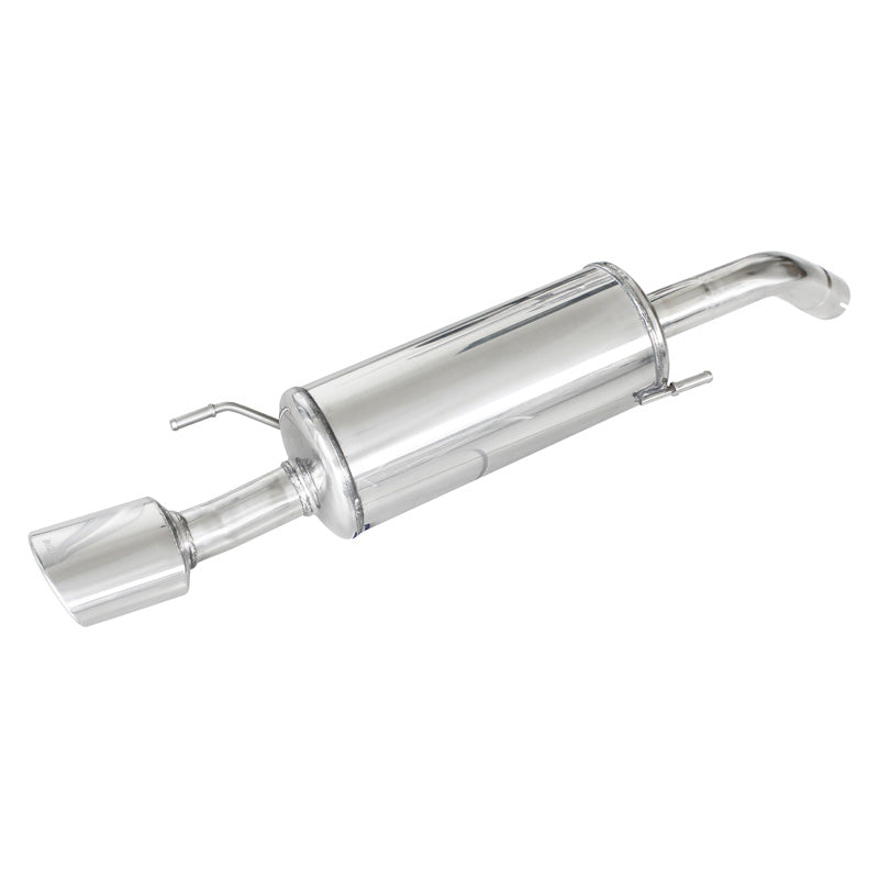 InoXcar, Sport exhaust, fits Opel Adam 1.4 S Turbo 150hp 2015- 54mm 1x120x80mm