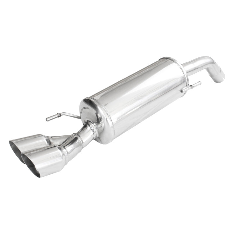 InoXcar, Sports exhaust, fits Opel Adam 1.4 S Turbo 150hp 2015- 54mm 2x80mm Racing