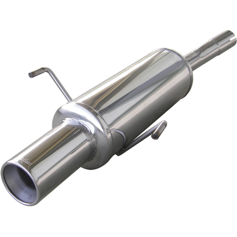 InoXcar, silencieux sport, compatible avec Opel Astra H GTC 1.6 16v (115HP) 2005- 102mm