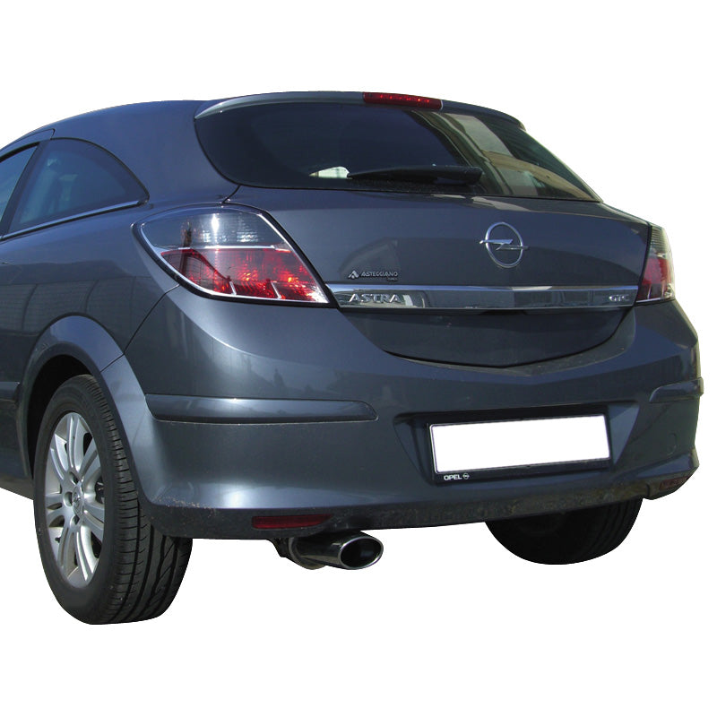 InoXcar, sportuitlaat, passend voor Opel Astra H GTC 1.7 CDTi (101HP) 2005- 120x80mm
