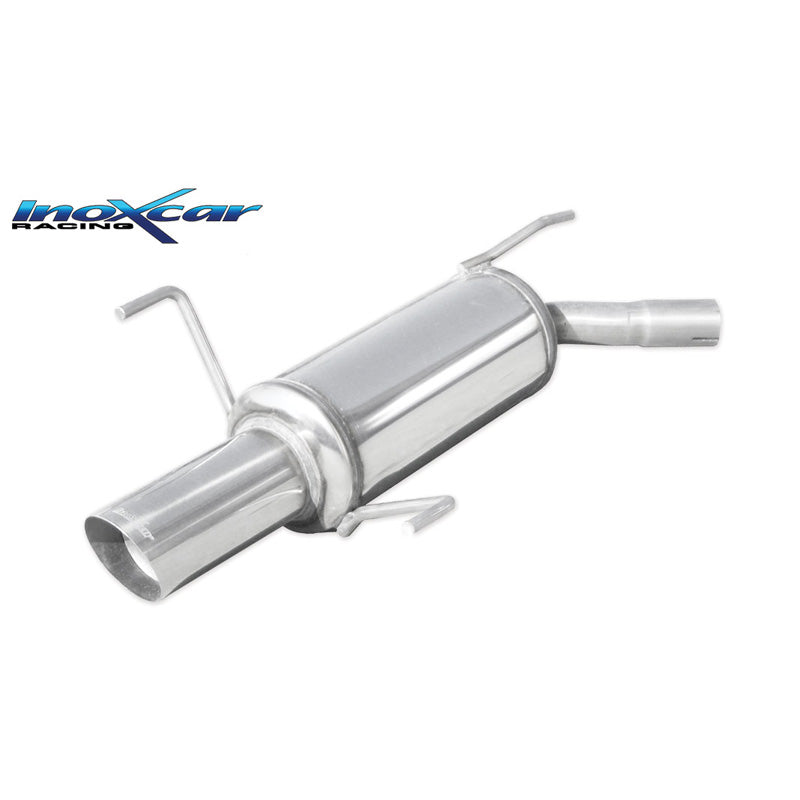 InoXcar, Sportuitlaat, past op Opel Corsa C 1.4 16v 90hp 2000-2003 Ø45 1x90mm Rally