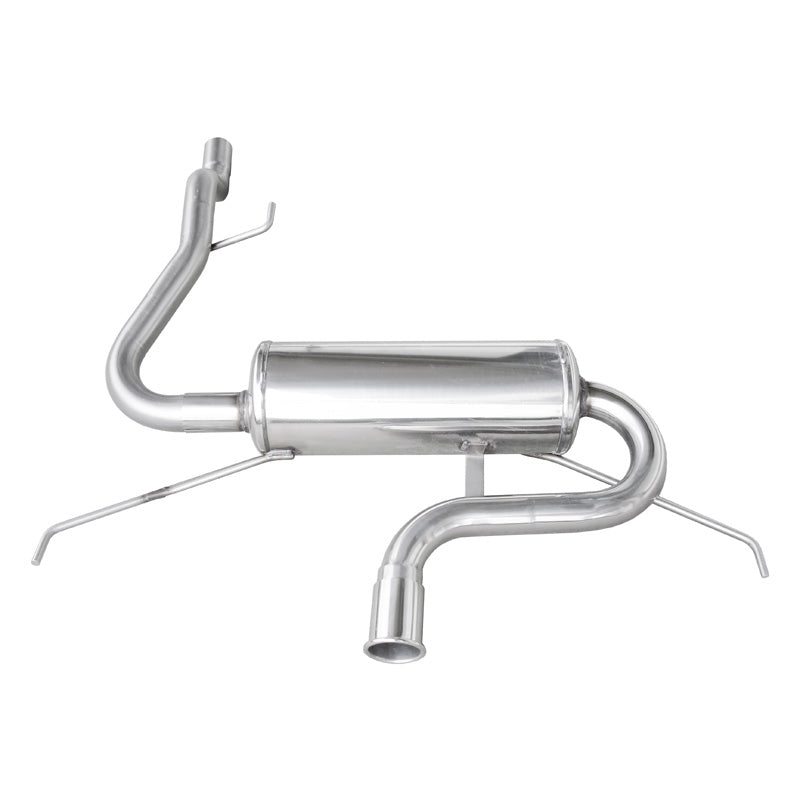 InoXcar, sportuitlaat 'Center', passend voor Opel Corsa D 1.6 OPC (192HP) 2006- 102mm