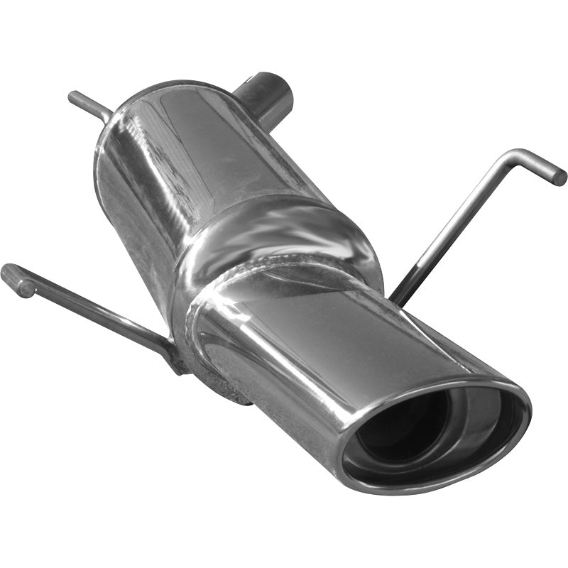 InoXcar, Sports exhaust, fits Opel Tigra TwinTop 1.8 16v (125HP) 2005- 120x80mm