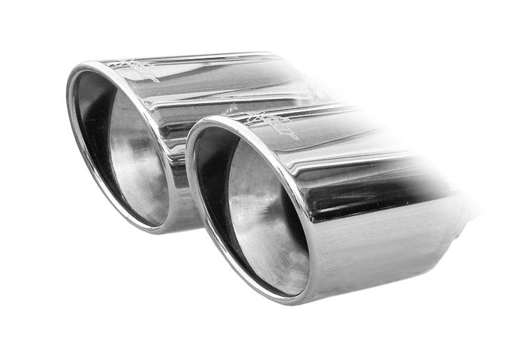 InoXcar, Sports exhaust, fits Audi A3 8P 2.0 16V TFSi (200HP) (excl. Quattro) 2005- 2x80mm X-Race