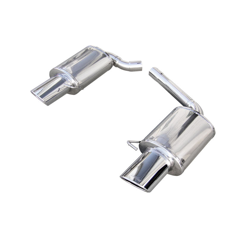InoXcar, Dual sports exhaust, fits Audi S5 4.2 V8 (354HP) 2008- Left/Right 150x105mm Oblique