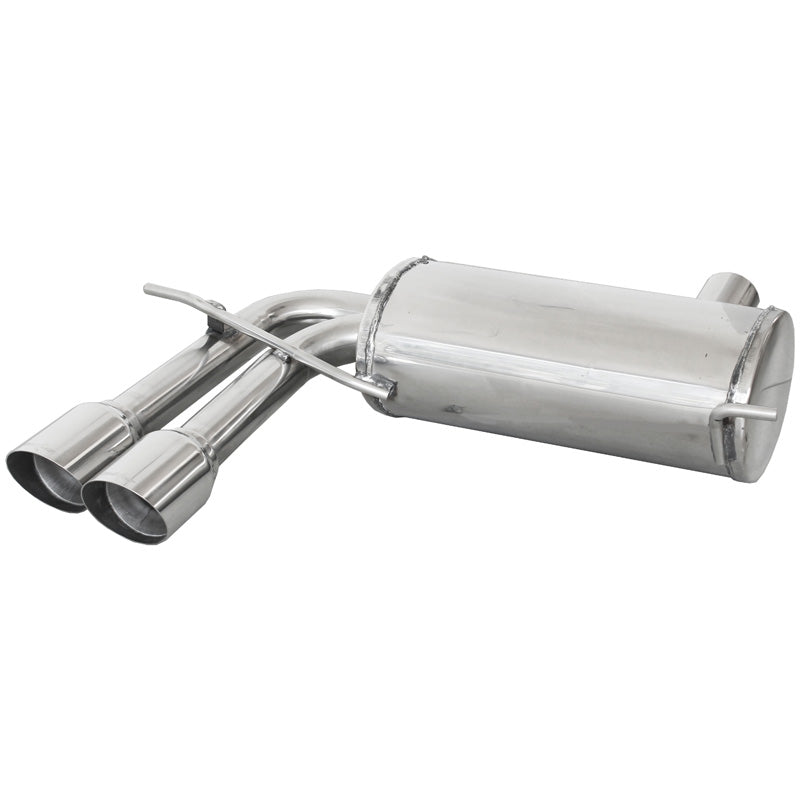 InoXcar, Sport Exhaust, fits Audi A3 8P Sportback 2.0TDi (140HP) 2004-2008 2x80mm Racing