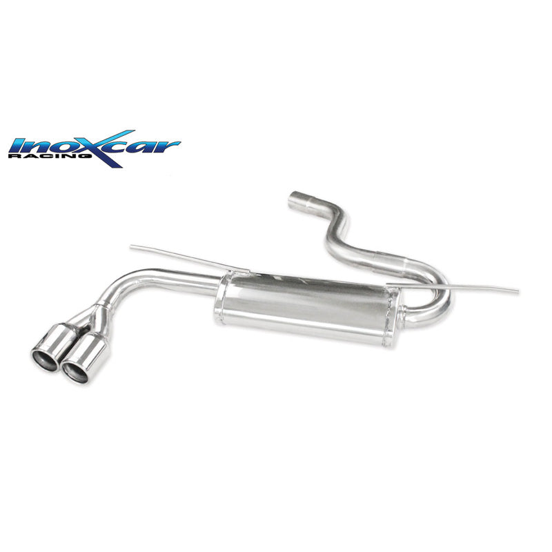 InoXcar, Sport Exhaust, fits Audi A3 (8V) Sportback 1.8 TFSI 180hp 2013- 2x80mm