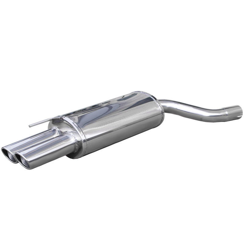 InoXcar, Sports exhaust, fits BMW 3-Series E46 320D 1999- 2x90x70mm