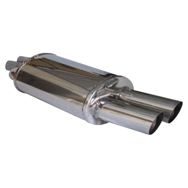 InoXcar, Sports exhaust, fits BMW 3-Series E46 320D 1999- 2x80mm Racing