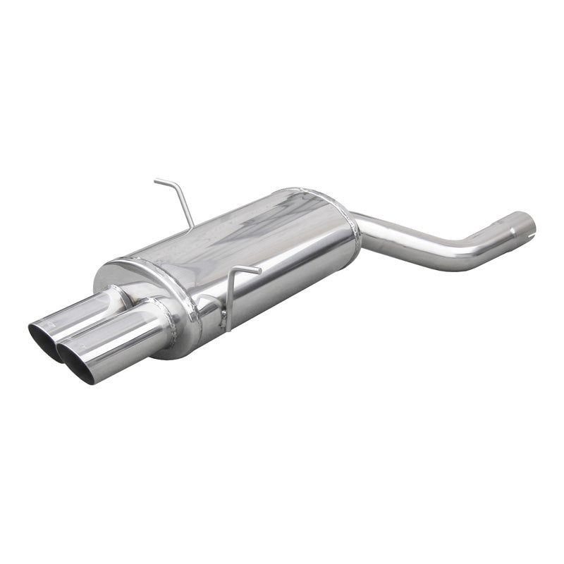 InoXcar, échappement sport, convient à BMW 3-Series E46 320i 1998- 2x80mm Racing