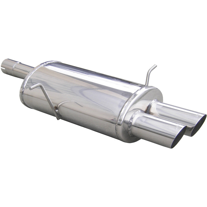 InoXcar, échappement sport, compatible avec BMW 3-Series E46 330i/Ci/Xi 2000- 2x80mm Racing