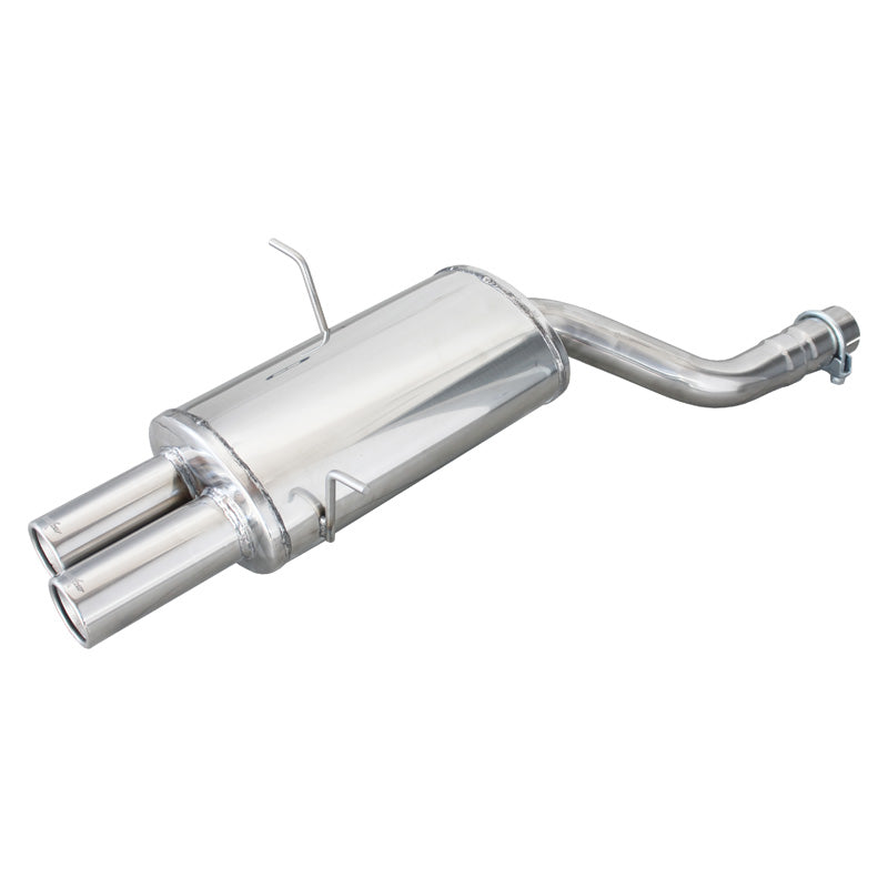 InoXcar, échappement sport, compatible avec BMW E46 323i-Ci-Xi 170hp/328 Ci 193hp 1998-2000 Ø 65 2x76mm
