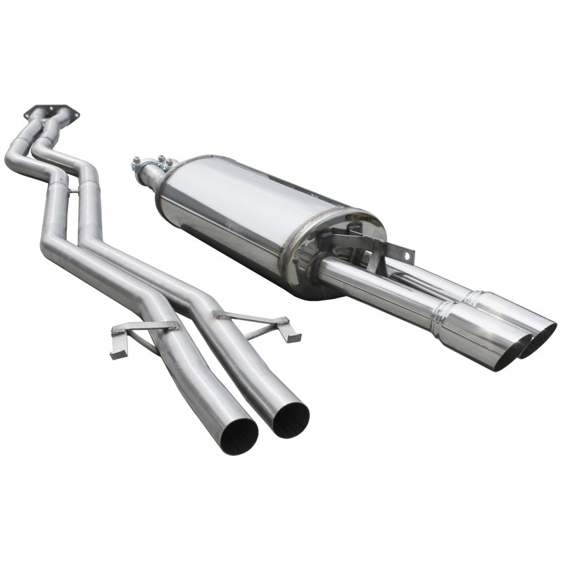 InoXcar, Cat-Back System, fits BMW 3-Series E30 M3 -1992 2x80mm Racing