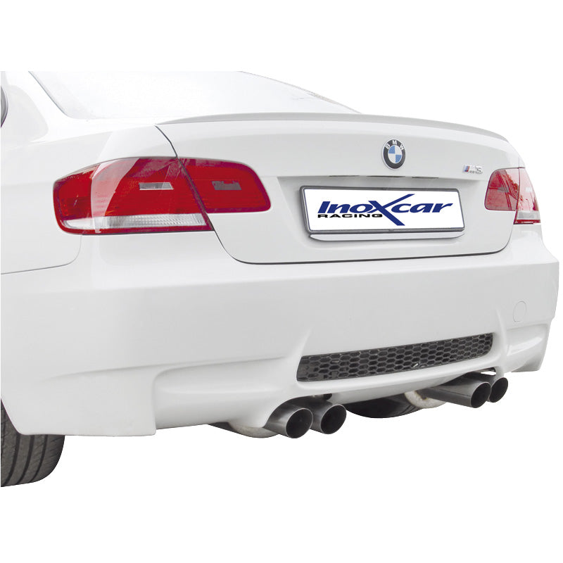 InoXcar, Dubbele sportuitlaat, past op BMW 3-Series E92 M3 Coupe 4.0 V8 2007- Left/Right 2x76mm Racing