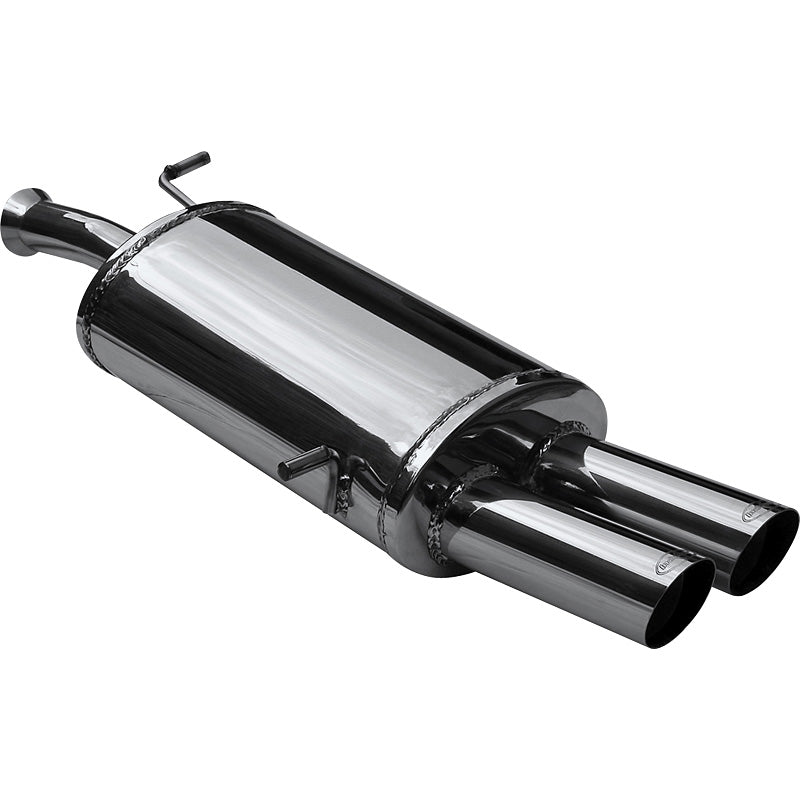 InoXcar, échappement sport, compatible avec Peugeot 307 SW 2.0 16v (138HP) 2002- 2x80mm Racing