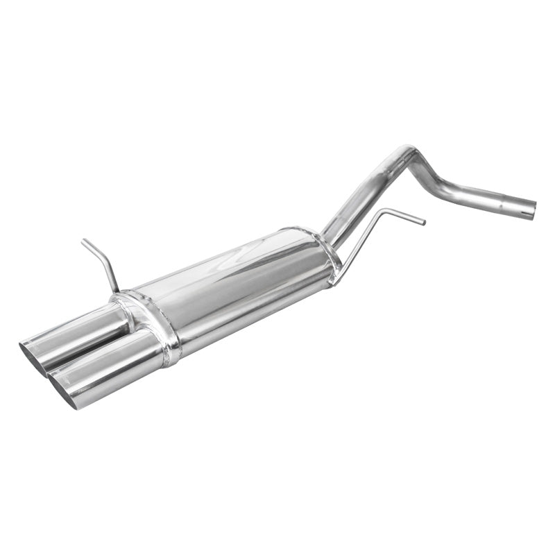 InoXcar, Sports Exhaust, Fits Volkswagen Polo 1.4 (80HP) Sportline 2006- 2x70mm Racing