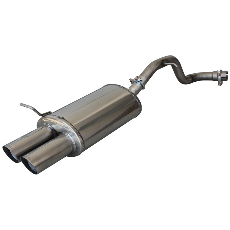 InoXcar, Sports exhaust, fits Volkswagen Golf IV 1.9 TDi (110HP) 1997- 2x76 Racing