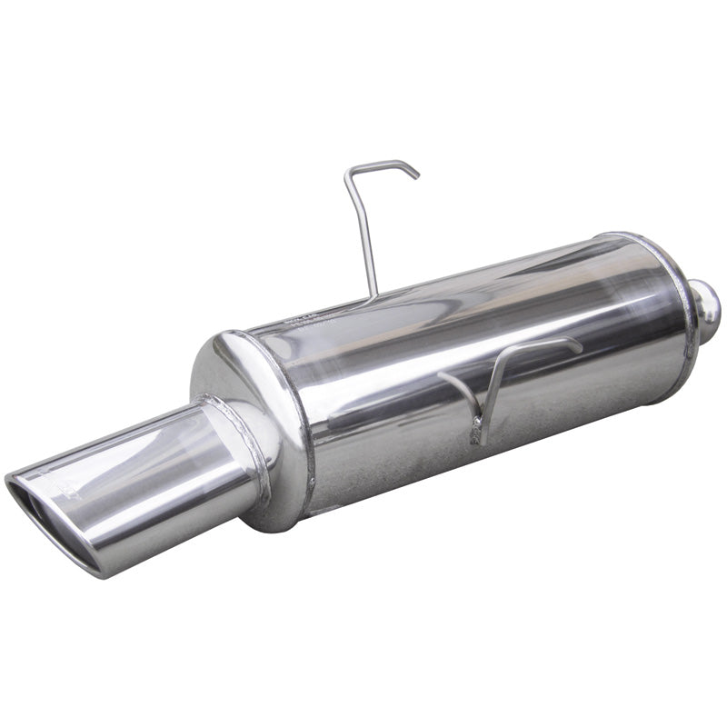 InoXcar, échappement sport, compatible avec Peugeot 106 1.6 Rallye/16v/GTi 1996- 120x80mm