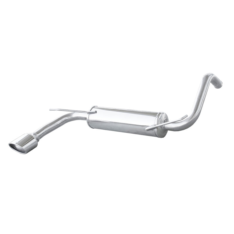 InoXcar, Sports exhaust, fits Peugeot 107 1.0 12v (68HP) 2005- 120x80mm