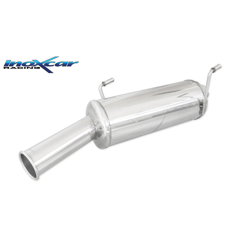 InoXcar, Échappement sport, convient à Peugeot 206 16v GTI 136hp 1994-2004 1x76mm Retro Style