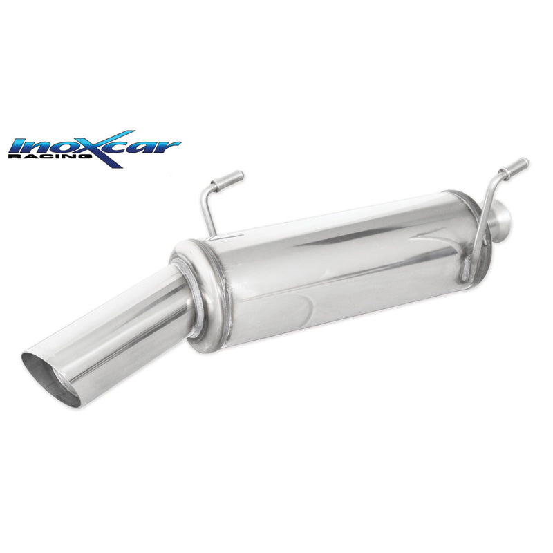 InoXcar, Échappement sport, convient à Peugeot 206 HDI 2.0 90hp 2000-2005 1x90mm Rally