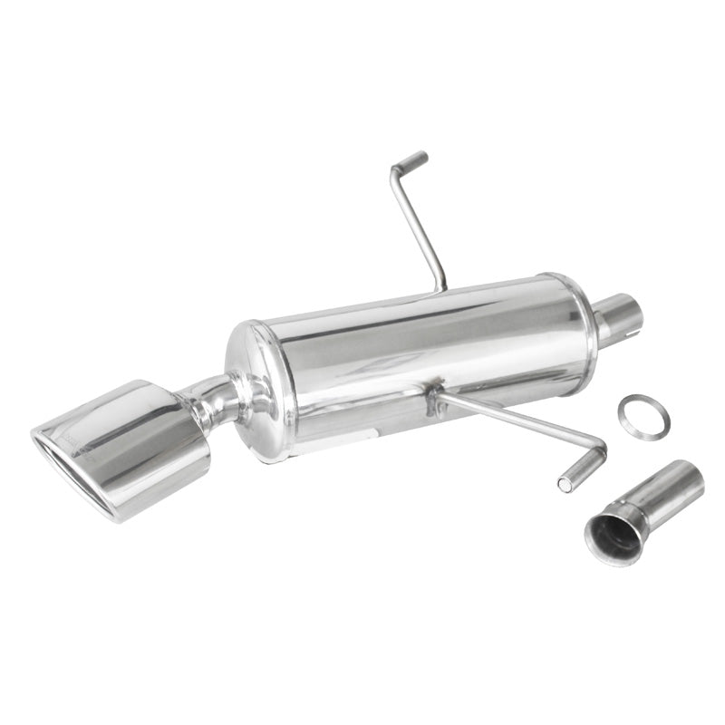 InoXcar, sportuitlaat, geschikt voor Peugeot 206 SW 1.6 16v (110HP) 120x80mm
