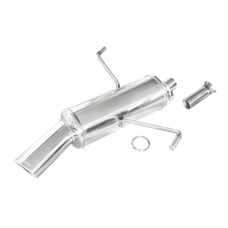 InoXcar, sportuitlaat, geschikt voor Peugeot 206 SW 2.0 16v (136HP) 120x80mm