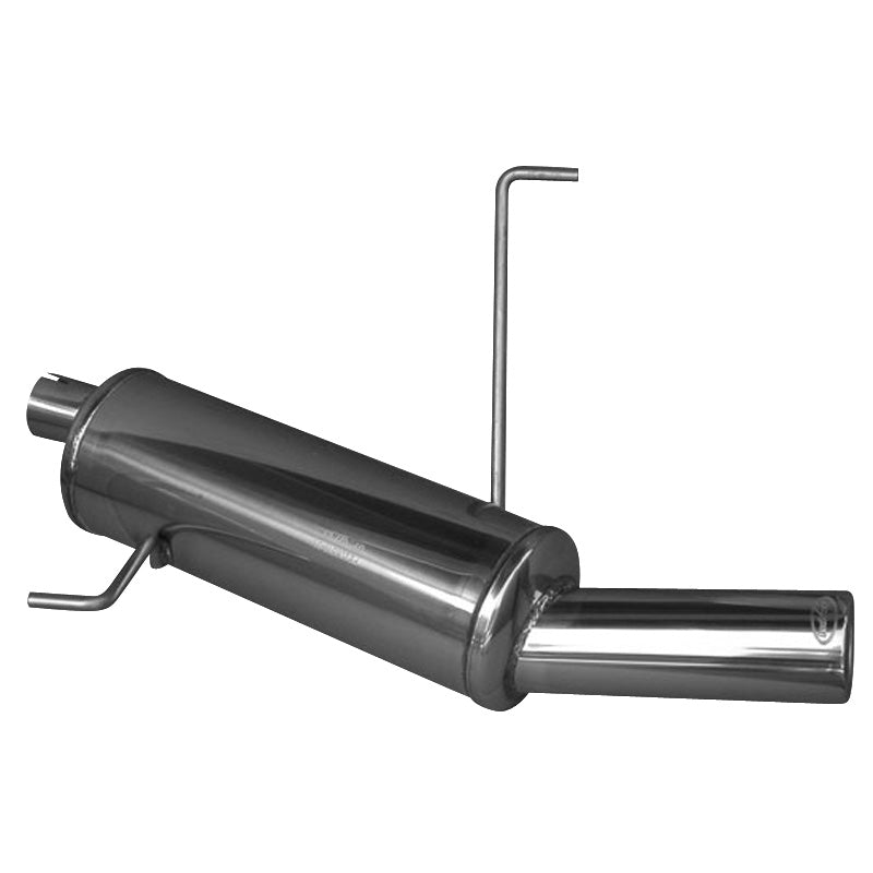 InoXcar, échappement sport, compatible avec Peugeot 206 SW 2.0 HDi 2002- 80mm