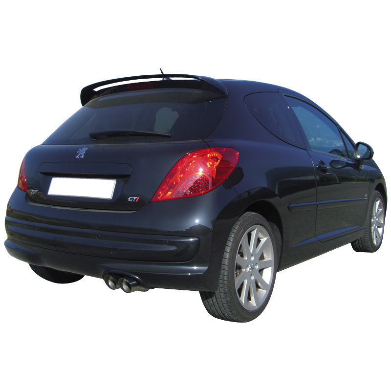 InoXcar, Sportuitlaat, past op Peugeot 207 1.6 16v (175HP) 2007- 2x80mm Racing