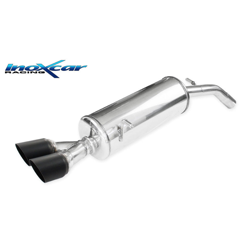 InoXcar, échappement sport, compatible avec Peugeot 208 1.6 16V Turbo GTI 30TH 208hp 2015- Ø 55 2x80mm Ceramic Black