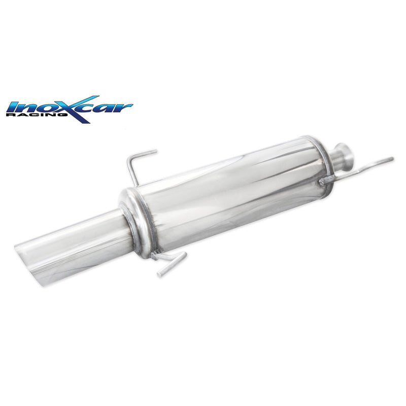 InoXcar, échappement sport, convient à Peugeot 306 2.0 XS 121hp 1997- 1x90mm Rally