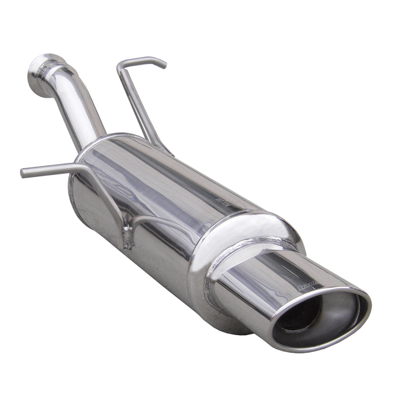 InoXcar, échappement sport, compatible avec Peugeot 307 2.0 16v (138HP) 2001- 120x80mm