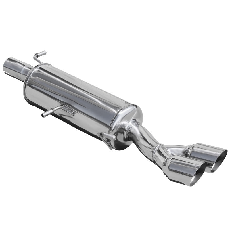 InoXcar, échappement sport, compatible avec Peugeot 308 1.6THP GTi (200HP) 2011-2013 Ø65mm 2x80mm Racing