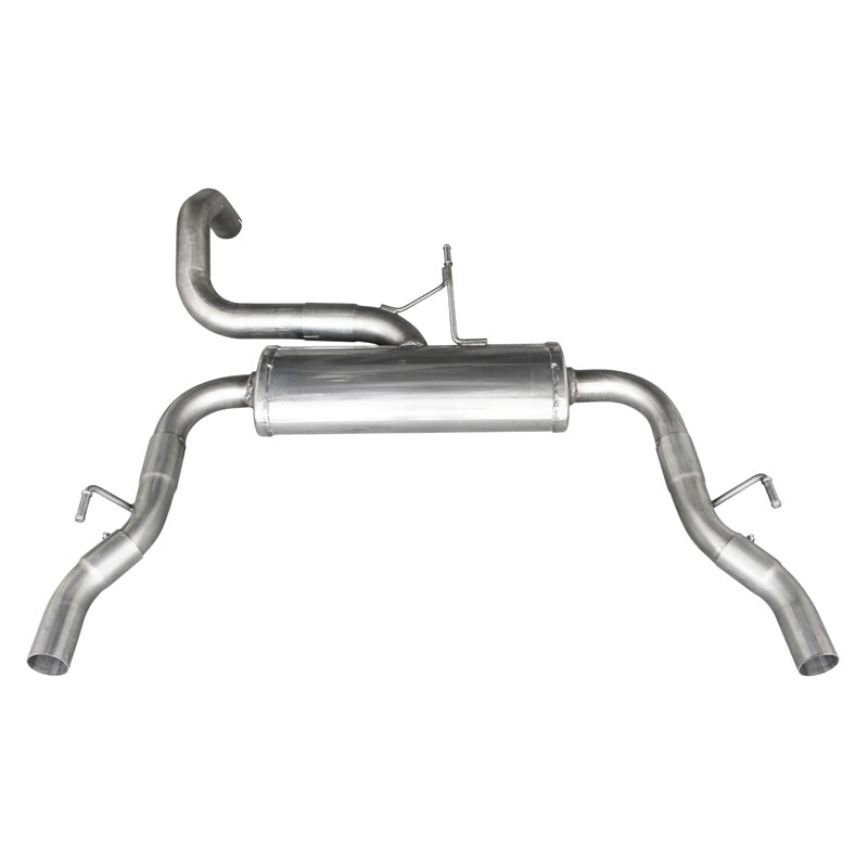 InoXcar, Double sports exhaust, fits Peugeot 308 1.6 GTI 270hp 2015- Ø 63,5 1x54mm.