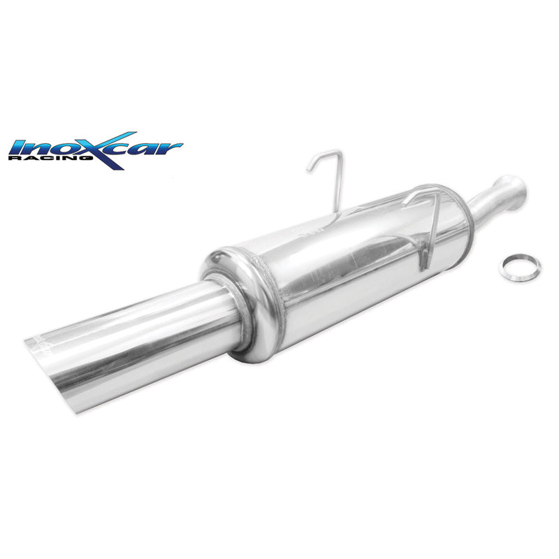 InoXcar, échappement sport, compatible avec Peugeot 405 1.9 Mi 16 147hp 1992-1997 1x90mm Rally