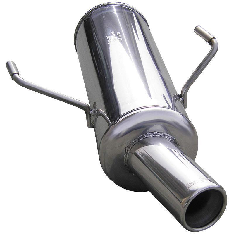 InoXcar, Sports exhaust, fits Peugeot 406 Coupe 2.0 (132HP) 1997- 80mm